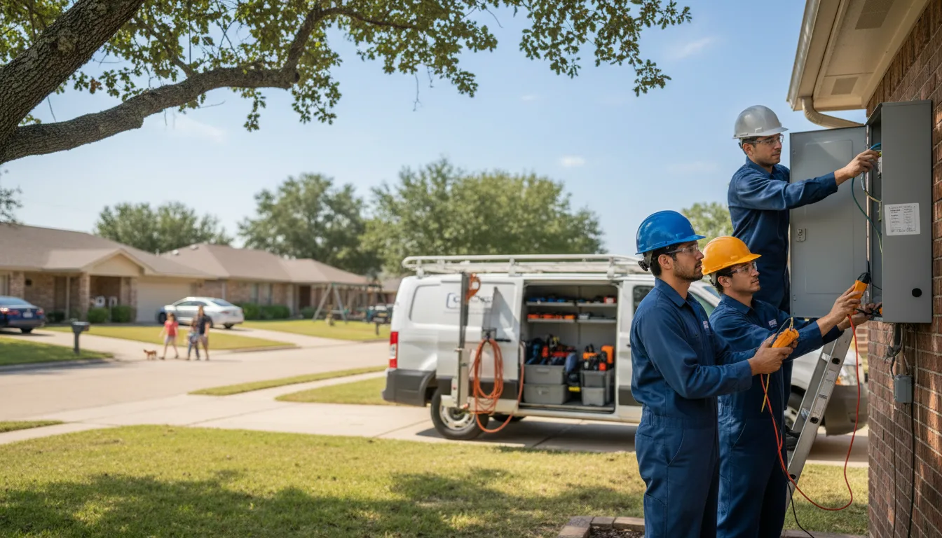 Certified electrician providing emergency electrical services in West Pittsburg, PA
